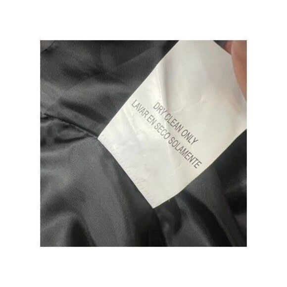 Democracy Lined Black Soft Faux Fur Shawl Collar Poncho Coat Womens Plus 2X - Picture 11 of 16